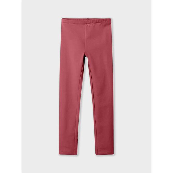 NAME IT Mädchen Bio-Baumwoll Leggins/Hose Mauvewood 116