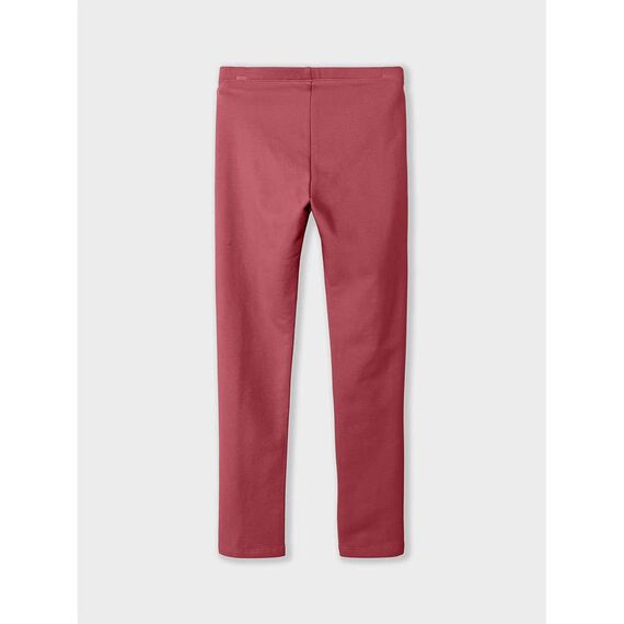 NAME IT Kindern Nkfdavina Solid SWE Bru N Noos Leggings, Mauvewood, 92