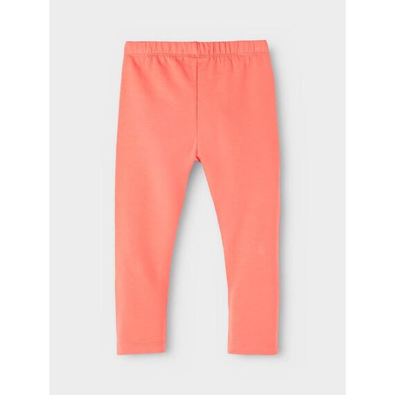 NAME IT Mädchen NKFDAVINA SOLID SWE BRU N NOOS Leggings, Crabapple, 92