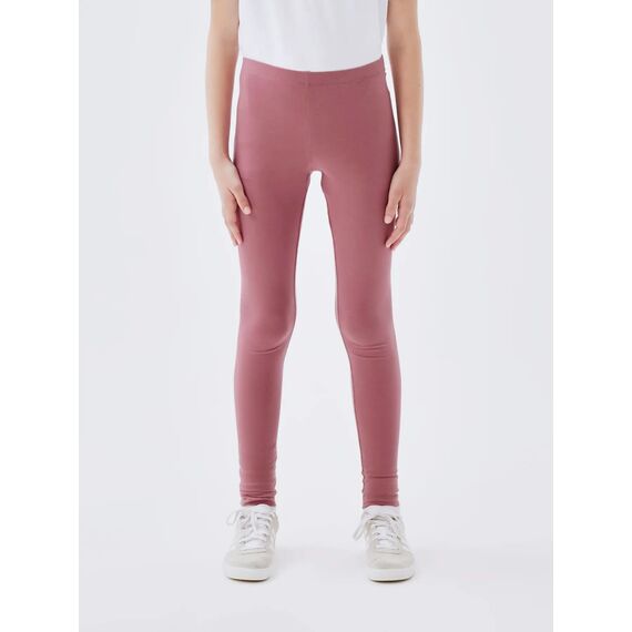 NAME IT Mädchen NKFVIVIAN Legging, Dawn Pink/Dusty Rose + Birch, 116