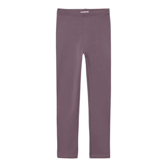 name it Mädchen NKFDAVINA SOLID SWE BRU N NOOS Leggings, Arctic Dusk, 104