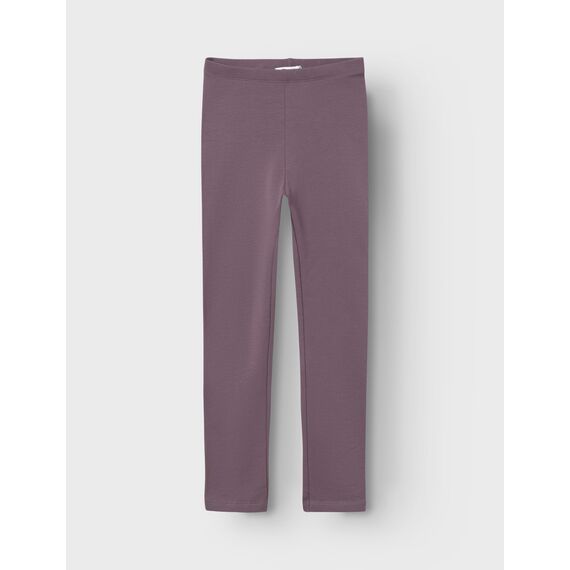 name it Mädchen NKFDAVINA SOLID SWE BRU N NOOS Leggings, Arctic Dusk, 98