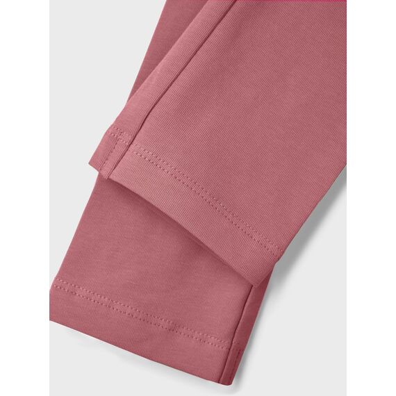 NAME IT Mädchen NKFVIVIAN Legging, Dawn Pink/Dusty Rose + Birch, 98