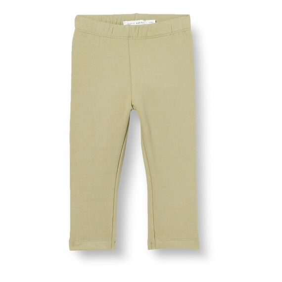 NAME IT Mädchen Nkfdavina Solid Swe Legging Bru N Noos, Oil Green, 104