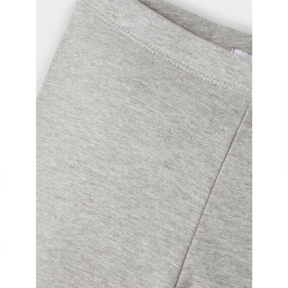 NAME IT Mädchen NKFDAVINA SOLID SWE BRU N NOOS Leggings, Grey Melange, 98