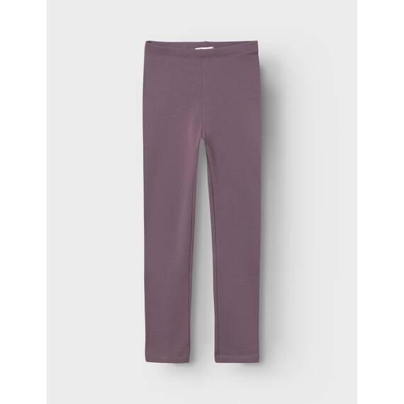 name it Mädchen NKFDAVINA SOLID SWE BRU N NOOS Leggings, Arctic Dusk, 152