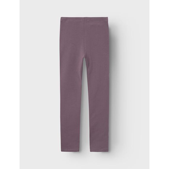 name it Mädchen NKFDAVINA SOLID SWE BRU N NOOS Leggings, Arctic Dusk, 140