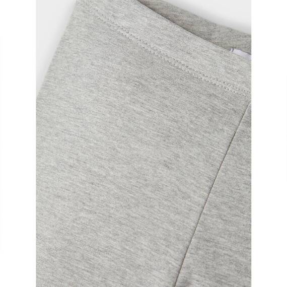 NAME IT Mädchen Bio-Baumwoll Leggins/Hose Grey Melange 164