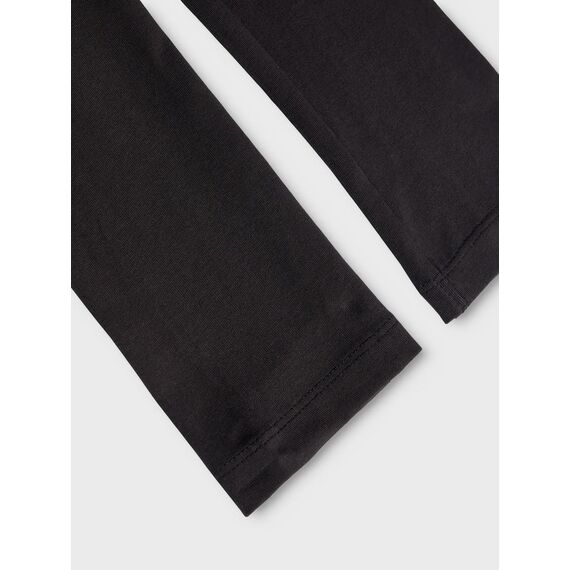 NAME IT Mädchen NKFVIVIAN Legging, Black/W. DGM & LGM, 140