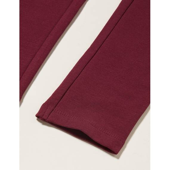 NAME IT Girl's NKFDAVINA SOLID SWE BRU N NOOS Leggings, Fig, 152