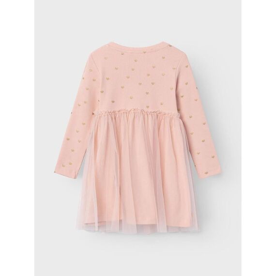 NAME IT Mädchen Nmfnadja Ls Dress Noos Keid, Rosa, 92 EU