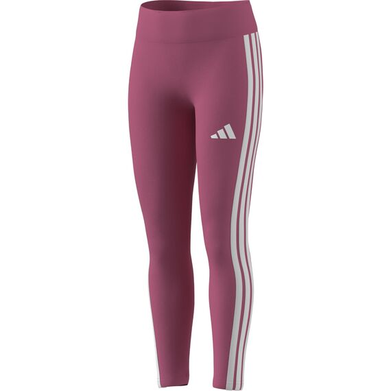 adidas Girl's ESSENTIALS 3 STRIPES LEGGINGS, pink/white, 14-15 Years