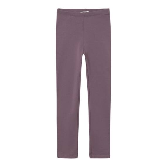 name it Mädchen NKFDAVINA SOLID SWE BRU N NOOS Leggings, Arctic Dusk, 164
