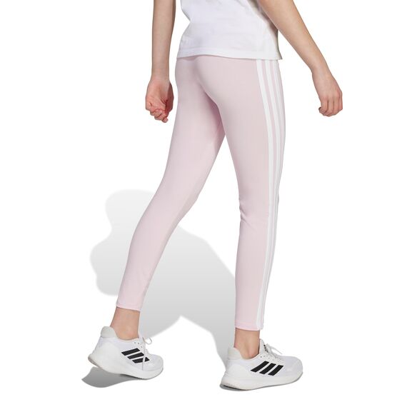 adidas Girl's ESSENTIALS 3 STRIPES LEGGINGS, clear pink/white, 11-12 Years