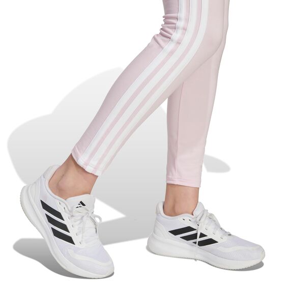 adidas Girl's ESSENTIALS 3 STRIPES LEGGINGS, clear pink/white, 11-12 Years