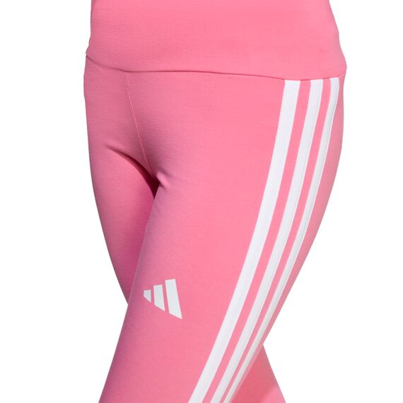 adidas Girl's ESSENTIALS 3 STRIPES LEGGINGS, pink/white, 14-15 Years