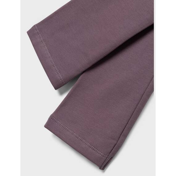 name it Mädchen NKFDAVINA SOLID SWE BRU N NOOS Leggings, Arctic Dusk, 164