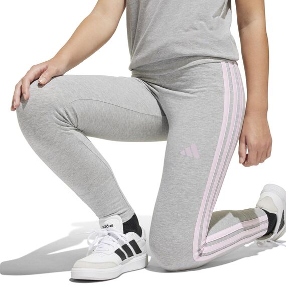 adidas Mädchen Essentials Leggings, medium Grey Heather/Clear pink, 13-14 Years