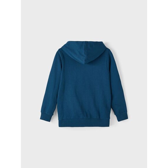 NAME IT Jungen NKMNESWEAT Card W Hood UNB NOOS Hoodie-Jacke, Titan, 98