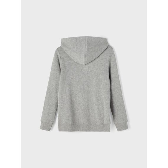 NAME IT Sweatshirt mit Kapuze und Reißverschluss Grey Melange 158-164