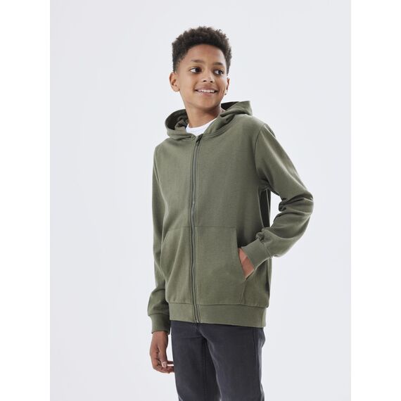 NAME IT Jungen Nkmnesweat Card Hood Unb Noos Sweatshirt Jacke, Beetle, 50 EU