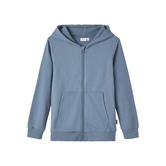 Name IT Jungen Nkmnesweat Card Hood Unb Noos Sweatshirt-Jacke, China Blue, 50 EU