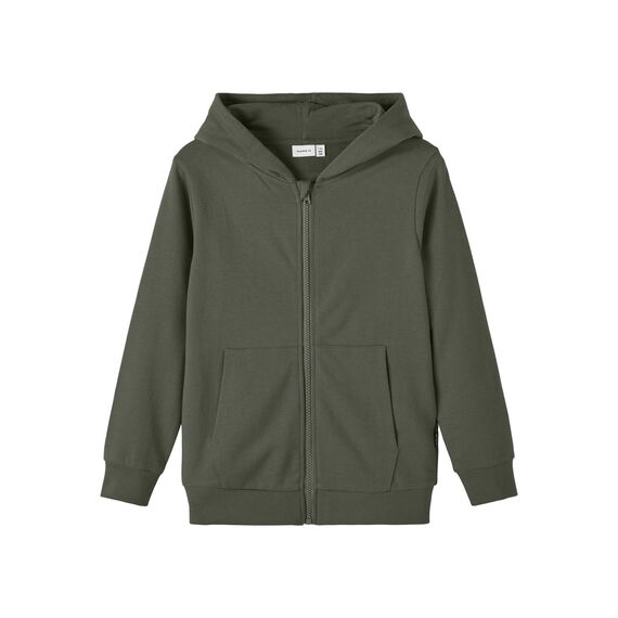 NAME IT Jungen Nkmnesweat Card Hood Unb Noos Sweatshirt Jacke, Beetle, 50 EU