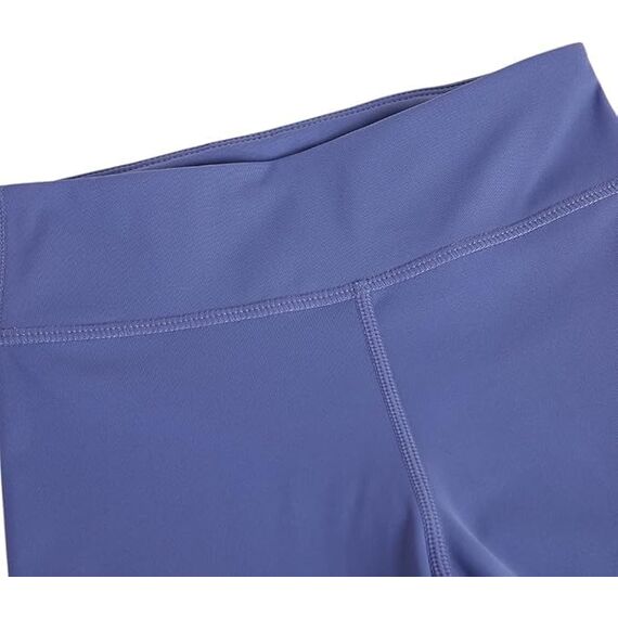 Haloumoning Leggings Mädchen Yogahose Einfarbig Jogginghose Laufhose Sporthose Trainninghose Basic Elastisch Blickdichte Hose für Kinder Blau 13-14Jahre