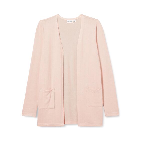 NAME IT Baby-Mädchen NKFVICTI LS Knit Card L NOOS Strickjacke, Rose Cloud, 86