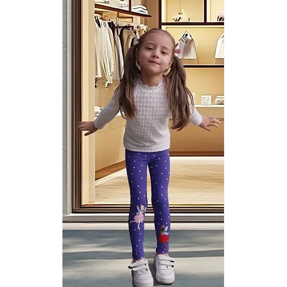 EmaoFun Mädchen Leggings Multipack,Kinder Hose Kleinkind aus Baumwolle,3er-Pack Set,Größe Color3 3Y