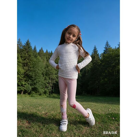 EmaoFun Mädchen Leggings Multipack,Kinder Hose Kleinkind aus Baumwolle,3er-Pack Set(Dancing,3T)