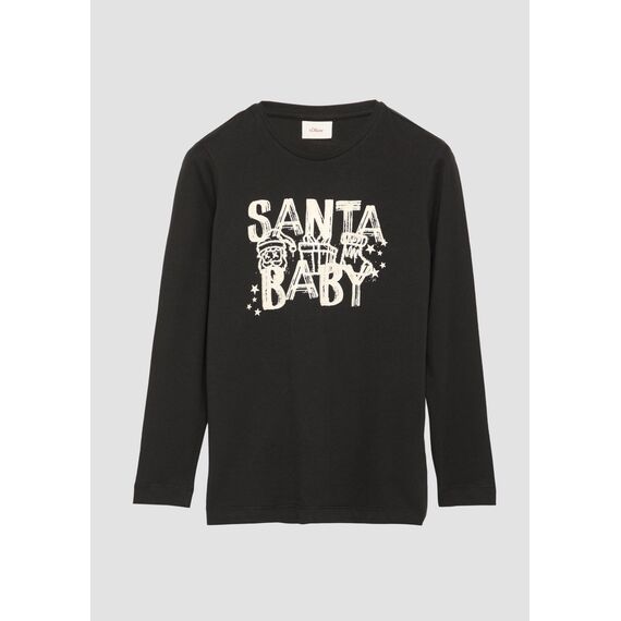 s.Oliver Langarmshirt mit Weihnachtsmotiv