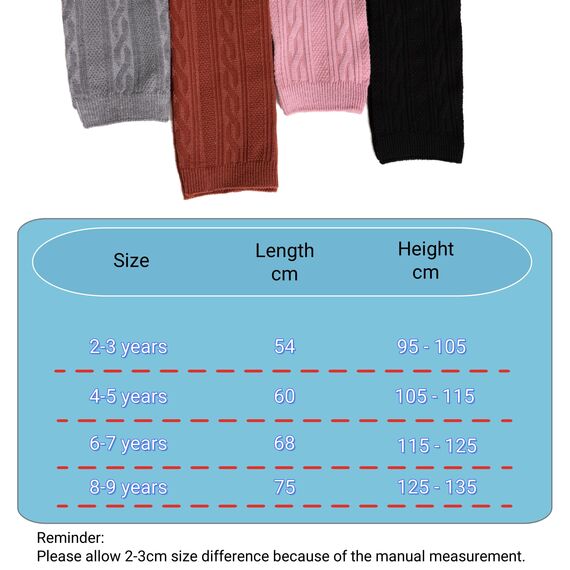 Silkglory Strickstrumpfhosen Strumpfhosen für mädchen Hochtaillierte Leggings im 2er-Pack – Nahtloses Design, hervorragende Elastizität, Zeitlose Unifarben,6-7 Jahre