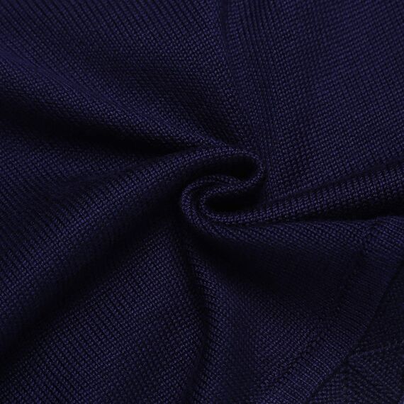 trudge Mädchen Strickjacke Basic Bolero Kinder Lange àrmel Schulterjacke Bolerojäckche kurz Zum Kommunionkleid Taufkleid, Navy Blau, 130