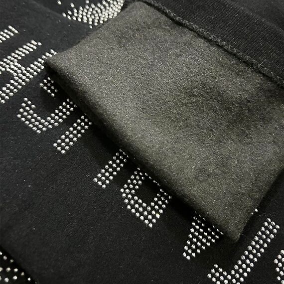Tilozs Mädchen Thermoleggings Gefütterte Winter Hosen Warm High Waist Elastisch Sport Leggings Kinder mit Diamantdruck, Herzform, 134-140(Herstellergröße: 140)