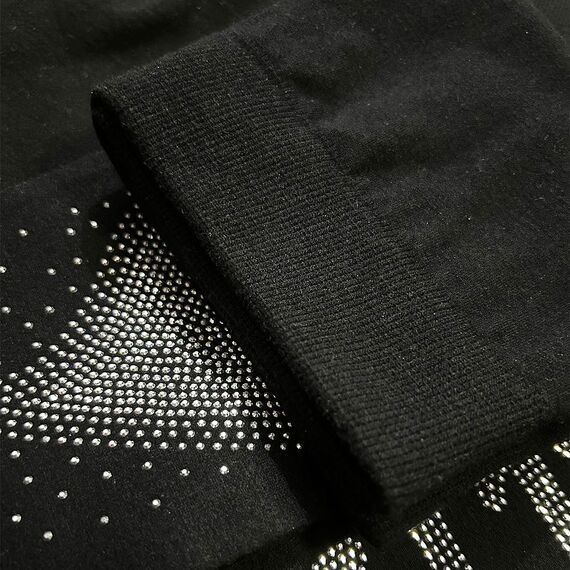 Tilozs Mädchen Thermoleggings Gefütterte Winter Hosen Warm High Waist Elastisch Sport Leggings Kinder mit Diamantdruck, Fünf Spitze Stern, 146-152(Herstellergröße: 150)