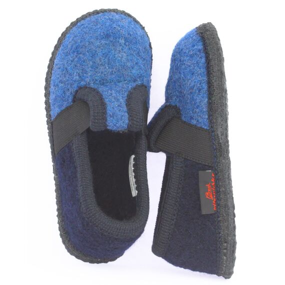 Beck Unisex Kinder Bobby Hausschuhe, Blau, 34 EU