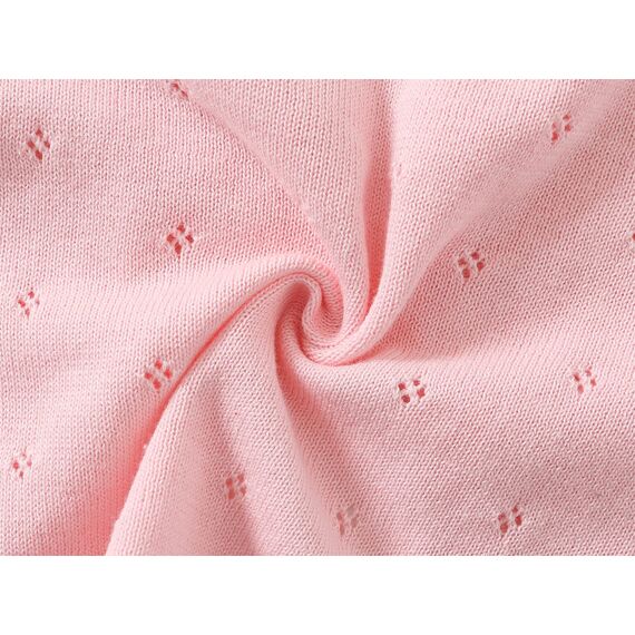 Yealoo Bolero Mädchen Lange Ärmel Strickjacke Kinder Bolerojacke Schulterjacke Kommunionkleid Baumwolle mit Schleife