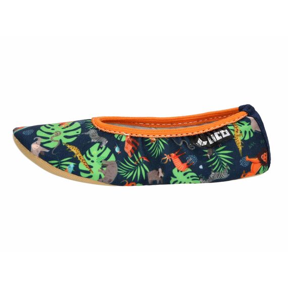 Lico Unisex Kinder 1 Style Gymnastikschuhe, Marine Orange, 35 EU