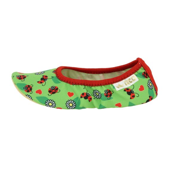 Lico Unisex Kinder G1 Gymnastikschuhe, Grün Rot, 41 EU