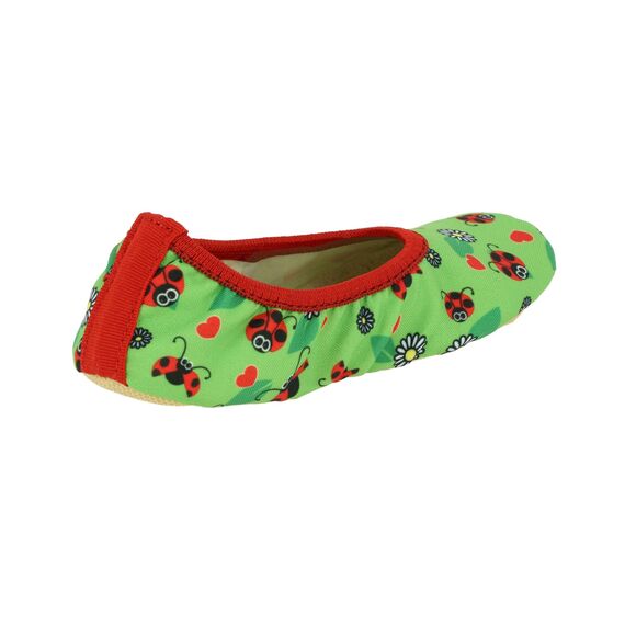 Lico Unisex Kinder G1 Gymnastikschuhe, Grün Rot, 37 EU
