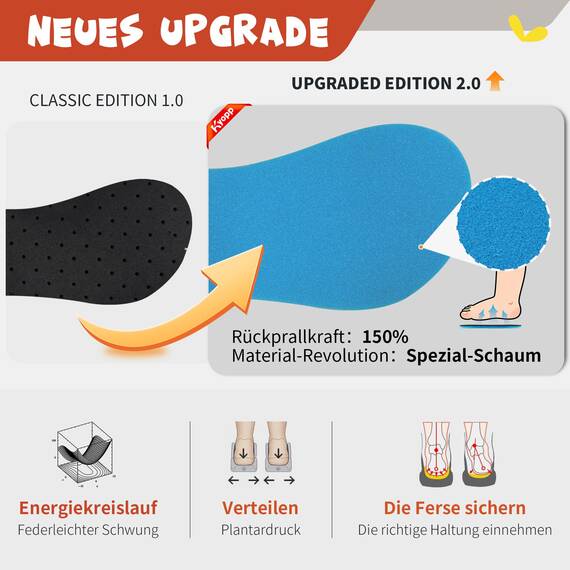 Kyopp Hausschuhe Kinder Junge Klettverschluss Schuhe Mädchen Pantoffeln Rutschfest Slippers für Atmungsaktive Weich Kleinkinder Schuhe(Fuchs Grau 32/33EU)