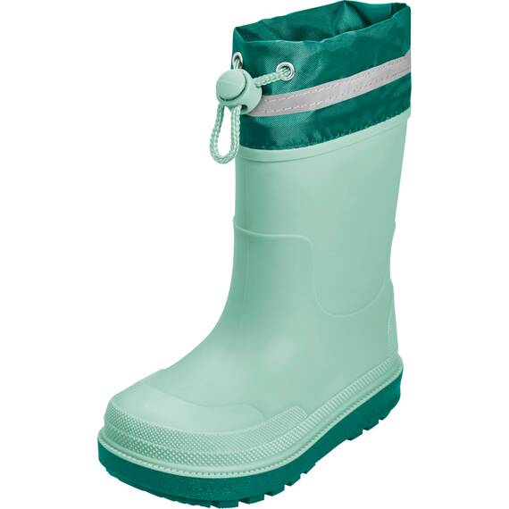 Playshoes Regenstiefel Gefüttert Unisex Kinder Gummistiefel, Grün Gefüttert, 29 EU