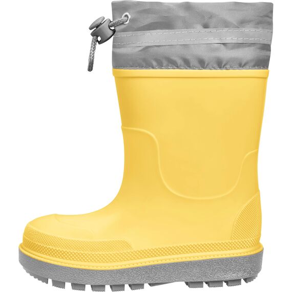 Playshoes Regenstiefel Gefüttert Unisex Kinder Gummistiefel, Gelb Gefüttert, 21 EU