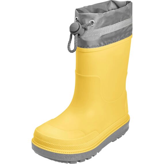 Playshoes Regenstiefel Gefüttert Unisex Kinder Gummistiefel, Gelb Gefüttert, 22 EU