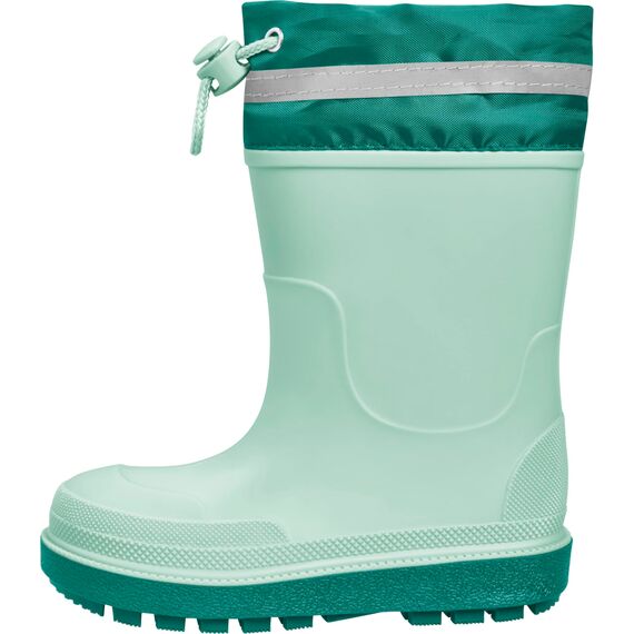 Playshoes Regenstiefel Gefüttert Unisex Kinder Gummistiefel, Grün Gefüttert, 25 EU
