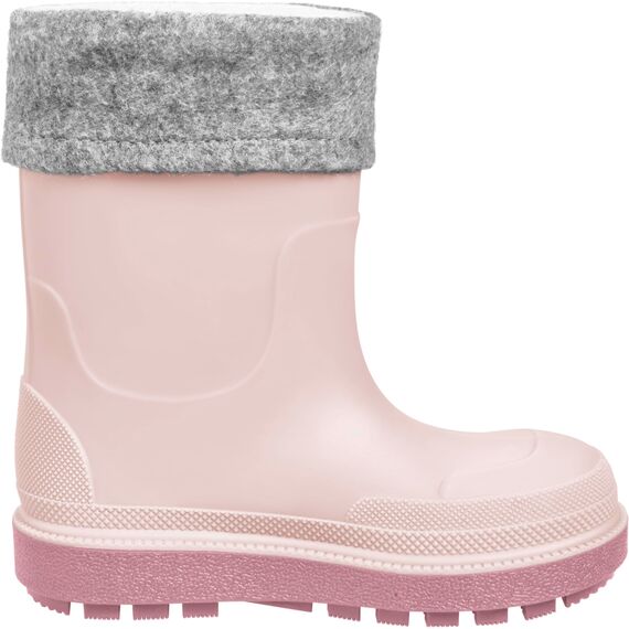 Playshoes Regenstiefel mit Futter (Herausnehmbar) Unisex Kinder Gummistiefel, Rosa Socke, 26 EU