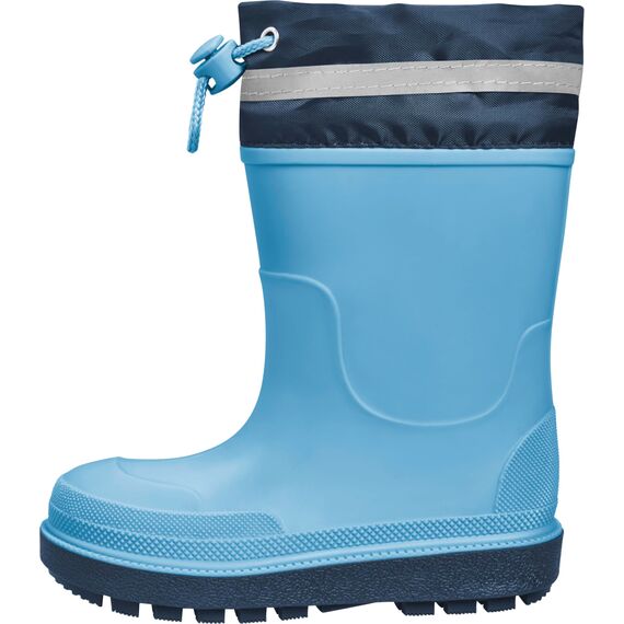 Playshoes Regenstiefel Gefüttert Unisex Kinder Gummistiefel, Blau Gefüttert, 26 EU