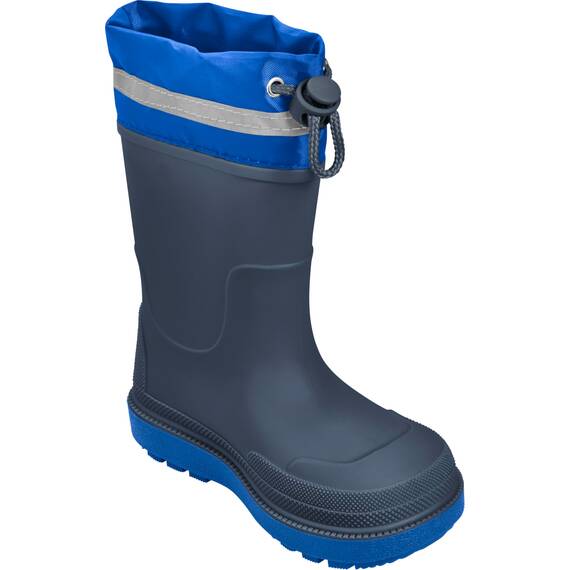 Playshoes Regenstiefel Gefüttert Unisex Kinder Gummistiefel, Marine Gefüttert, 34 EU