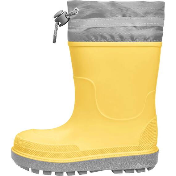 Playshoes Regenstiefel Gefüttert Unisex Kinder Gummistiefel, Gelb Gefüttert, 32 EU